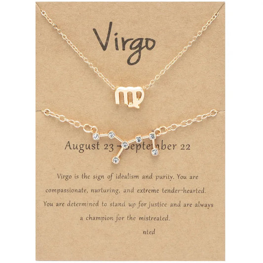 "Gifts from a Virgo" Bracelet and Necklace Set