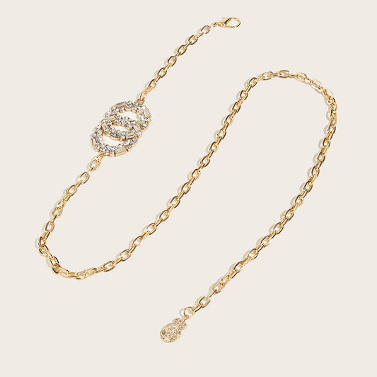 "Essentially Chic" Rhinestone Chain Belt