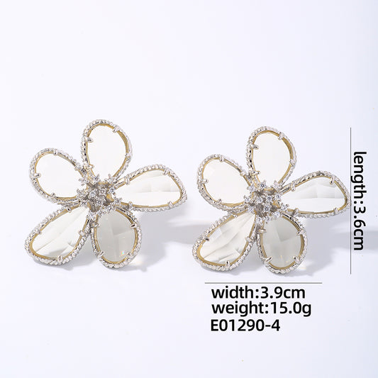 “Stay or Go” Crystal Flowers