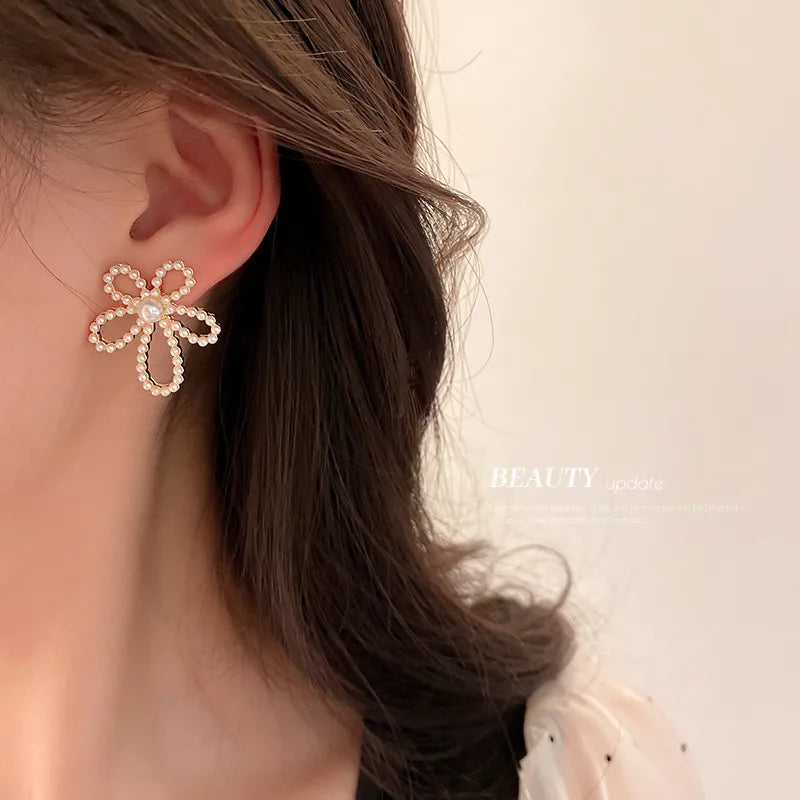 "Let Love Blossom" Flower Stud Earrings