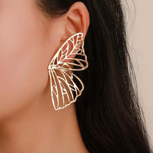 "Flutter and Fly" Butterfly Studded Earrings