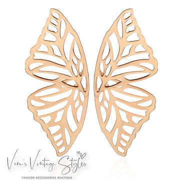 "Flutter and Fly" Butterfly Studded Earrings