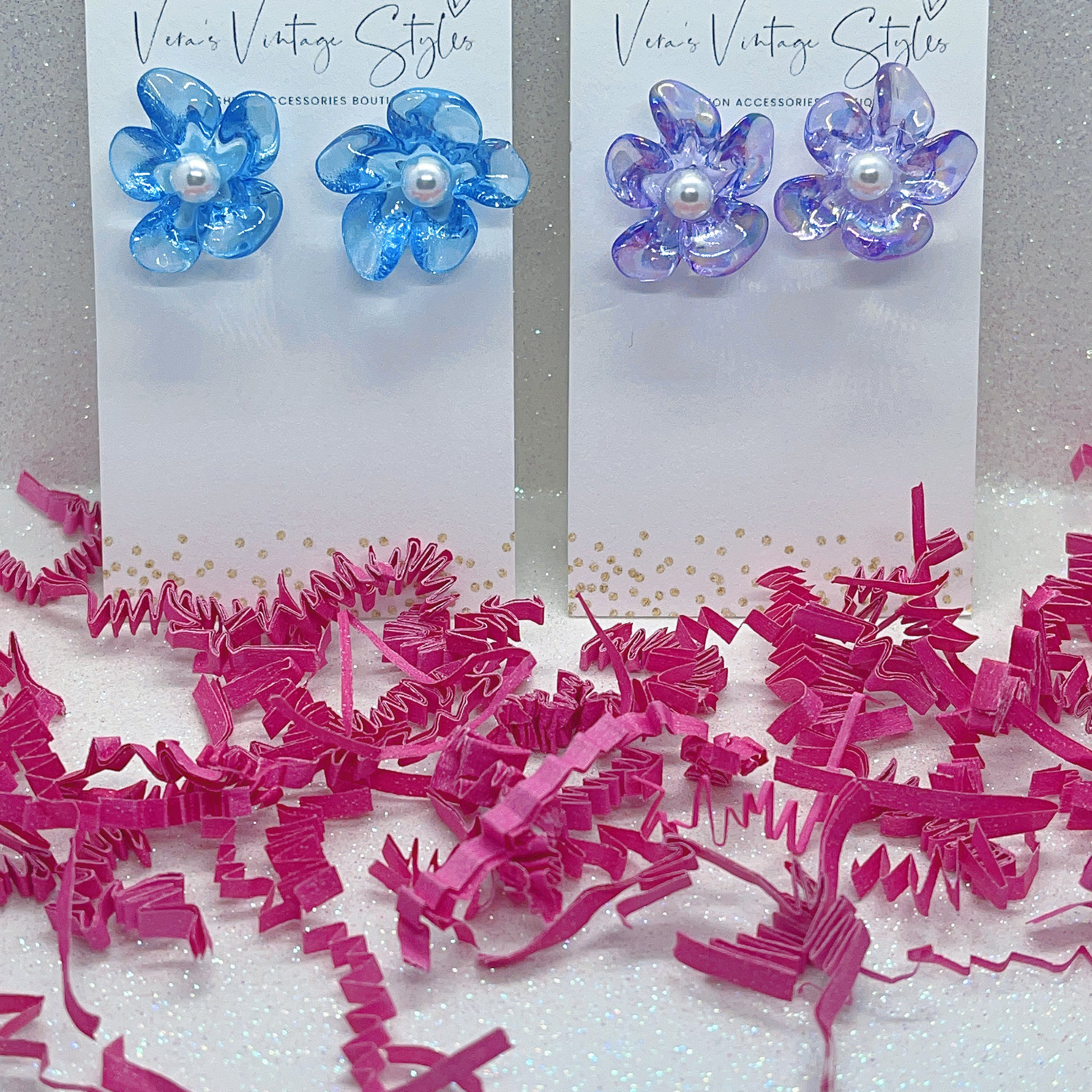 "Blooming Brilliance" Flower Earrings