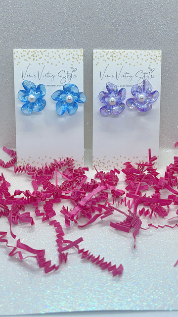 "Blooming Brilliance" Flower Earrings