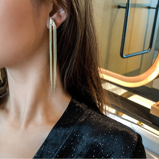 "Wait For You" Tassel Earrings